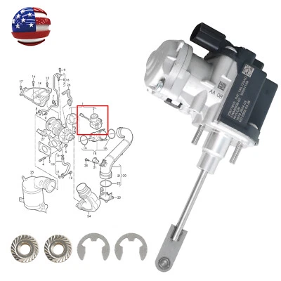Turbocharger Wastegate Actuator for VW Sharan jetta 1.4TSI CZDA CZCA CZEA CZTA - Image 1 of 4