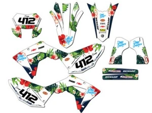 2019-2024 CRF 450 X TROPIC White Senge Graphics Kit Compatible with Honda - Picture 1 of 10