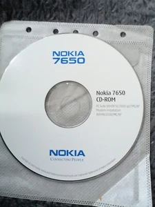 CD-ROM do Nokia 7650 dla Windows 98,2000,sp2/ME/XP z 2003 roku - Zdjęcie 1 z 1