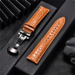 Correa Reloj Piel 18-20-22-24mm Serpiente Cocodrilo Vintage Longines Dw - Imagen 1 de 29