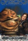 Star Wars Masterwork 2017 Blue Base Card #52 Jabba The Hutt