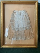 Jabot Avvocato - Giudice 1840/1860 Merletto punto Irlanda