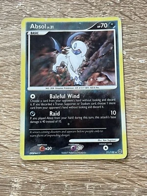 Pokemon Absol 21/132 Secret Wonders Set Reverse Holo - Image 1 of 2