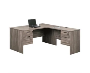 Executive & Office Laminate L Shape Furniture station 4 Color Options - Picture 1 of 3