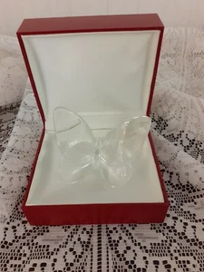 Papillon clair en cristal de Baccarat - Photo 1 sur 6