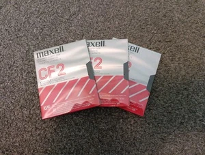 Maxell CF2 Double Sided Compact Floppy Disks X 3 *Sealed/New* - Photo 1/3