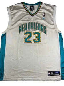 Vintage New Orleans Hornets JR Smith NBA Basketball Jersey Size XL Reebok #23 - Picture 1 of 8