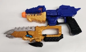 Power Rangers DX Gold Mosa Blade Blaster Morpher Set Dino Fury FUNCIONA Envío Gratis - Imagen 1 de 7