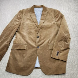 Banana Republic Blazer Herren 44 Cord Sakko spitzes Revers Duca Visconti braun  - Bild 1 von 14
