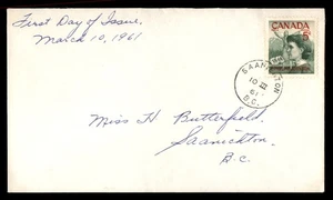 Mayfairstamps Canada FDC 1961 E Pauline Johnson First Day Cover aat_58381 - Picture 1 of 2