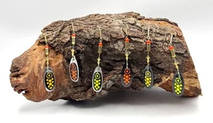 Mepps Black Fury Gr. 4 Schwarz Silber Gelbe Rote Punkte Barschköder Hechtköder - Picture 1 of 7