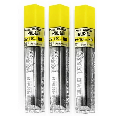 45 Pentel Super Portamine Ricarica Mine - 0.9mm Hb - Immagine 1 di 3