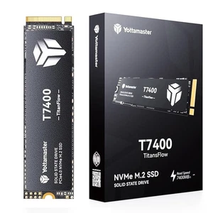M.2 SSD PCIe 4.0x4 up to 7400 MB/s M.2 2280 NVMe Interne Solid State Drive UK - Picture 1 of 9
