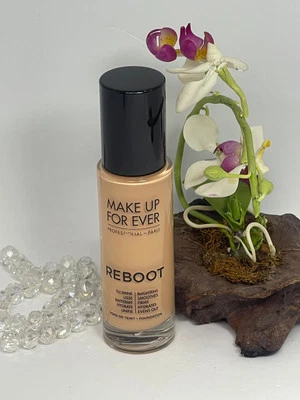 Make Up For Ever Reboot Foundation - R328 Sand Nude - 1.01 fl oz Full Size - New - Image 1 of 4