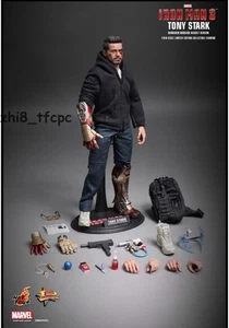 NUOVO HotToys HT 1/6 Iron Man Tony Stark Repairman versione stealth modello MMS209 - Foto 1 di 7