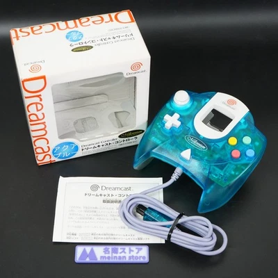 SEGA Dreamcast Controller Millennium Aqua Blue HKT-7700 Made in JAPAN w/ Box - Image 1 of 4
