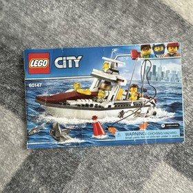 Lego City Manual Instruction /Manual Only  For Set 60147 Fishing Boat NO BRICKS