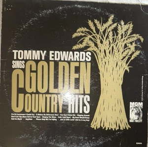 Tommy Edwards Golden Country Hits 12" Vinyl Record LP 1961 MGM SE3959 Stereo VG+ - Imagen 1 de 2