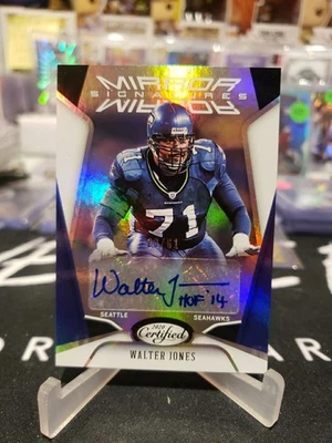 2020 Certified Walter Jones Mirror Signatures /61 Hall Of Fame 2014 Seahawks 🔥 - Image 1 of 2