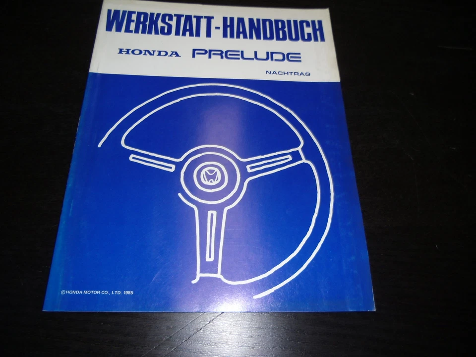 Manual De Taller Honda Prelude Año 1985! - Imagen 1 de 1