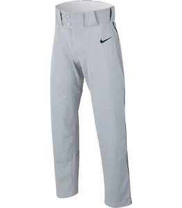 Pantalones de béisbol Nike Vapor Select grises con tubería negra BQ6443-052 niños talla mediana - Imagen 1 de 13