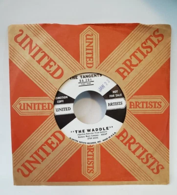 Tangents WADDLE / THE WIGGLE  (PROMO GARAGE ROCK 45) #201 PLAYS VG++ NO NOISE! - Image 1 of 4