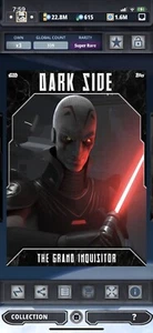 Topps Star Wars Digital Card Trader Dark Side 2 Grand Inquisitor Insert - Picture 1 of 1