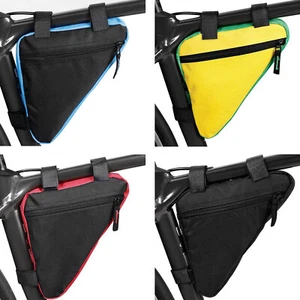 Borsa telaio bicicletta triangolo borsa bicicletta borsa portabicicletta borsa portabicicletta piccolo strumento borsa bicicletta - Foto 1 di 18