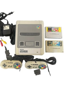 Consola Super Nintendo SNES incluye cable de mando y 2 juegos - Imagen 1 de 10