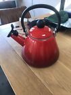 LE CREUSET Stove Top Kettle RED/CERISE- 1.6 Ltr FREE DELIVERY