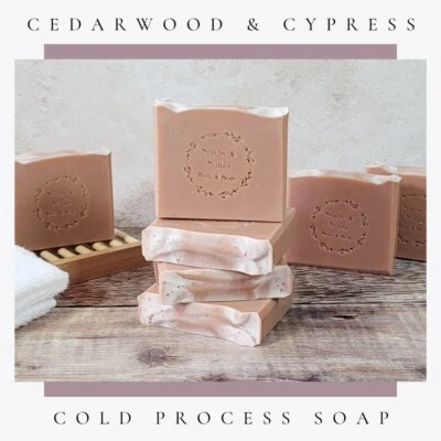 SOAPS & SOAKS Handmade Soap | Cedarwood and cypress.