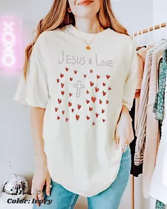 Christian T-Shirt For Women Jesus Tee Bible Verse Religious Scripture Faith Gift - Picture 1 of 8