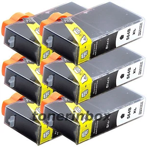 6 Pack 564XL Black Ink For HP Deskjet 3070a 3520 3521 3522 3526 - Picture 1 of 3