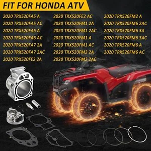 NEW CYLINDER PISTON For Honda TRX 520 Foreman / Rubicon 2020 -2024 TOP END KIT`. - Picture 1 of 8