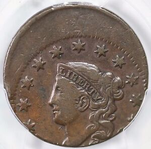 No Date PCGS VF 20 25% Off-Center Matron or Coronet Head Large Cent Coin 1c