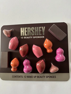Esponjas licuadoras de belleza de maquillaje HERSHEY de 12 piezas Foto 1 de 4