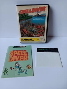 Commodore 64 Spell Diver Computer Game Software Tested/Works Scholastic - Picture 1 of 15