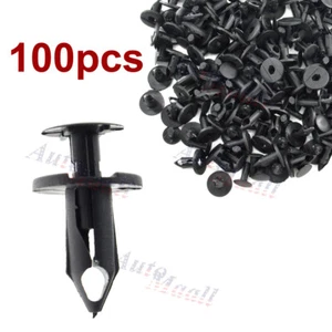 100pcs Fender Bumper Clips Body Rivets for Honda Rancher Foreman Rubicon Rincon - Picture 1 of 10