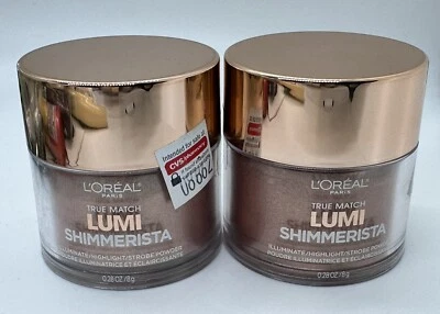 Loreal LOT OF 2 Lumi Shimmerista Loose Highlighting Powder - Sunlight 506 - Image 1 of 4