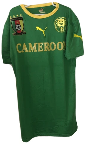 PUMA Boys Green Cameroon Soccer National Team Shirt Cover