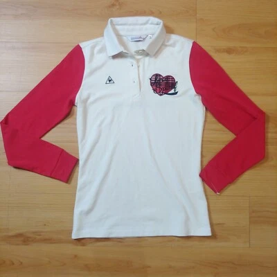 le coq sportif Women's Long Sleeve Golf Tennis Polo Shirt Embroidered Sz XS - Image 1 of 4