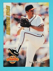1994 Churchs Chicken Hometown Stars Greg Maddux Atlanta Braves #4 ⚾