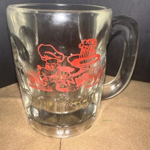Vintage 4.25” Tall DOG N' SUDS SODA MUG THICK Glass Frosty - Picture 1 of 5