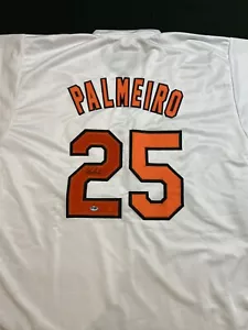 RAFAEL PALMEIRO Autographed Signed XL Jersey BALTIMORE ORIOLES WHITE (RSA) Cert - Picture 1 of 4