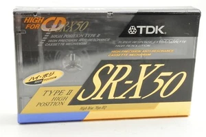 TDK SR-X 50min Type II High Position High For CD CassetteTape - Picture 1 of 4