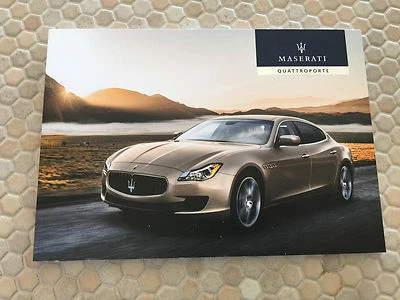 MASERATI QUATTROPORTE S Q4 AND GTS PRESTIGE SALES BROCHURE 2013 USA EDITION NEW - Image 1 of 4