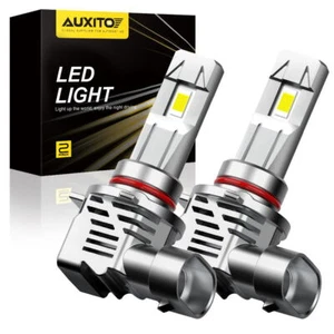 AUXITO 9012 HIR2 LED Bulbs High Low Beam Headlights 70W 6500K White Super Bright - Picture 1 of 9
