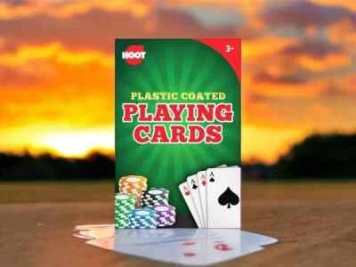Playing Cards Traditional Plastic Coated Deck Professional Poker Game - Image 1 of 3