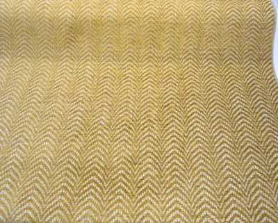 Tapicería Avola Oro Chevron Onda Suave Tela Belga Chenille Por Yarda Foto 1 de 4