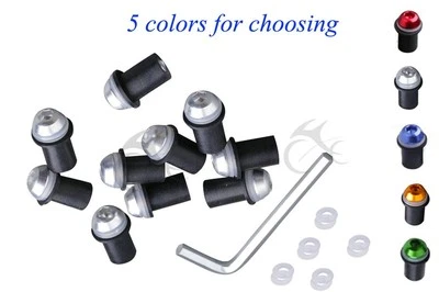 Parabrisas Parabrisas 5mm x 16mm Pernos Sujetador Bush M5 Tornillo Pozo Tuercas x 10 un. Foto 1 de 4